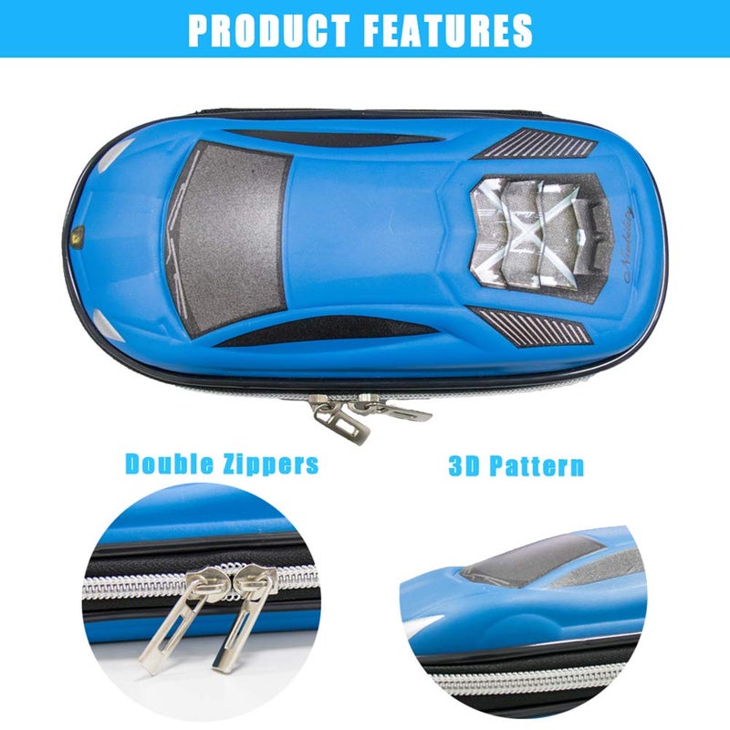 Surpop Supercar Pencil Case EVA Car Pen Pouch Stationery Box Anti-Shock for School Students Teensâ€¦ - Image 3